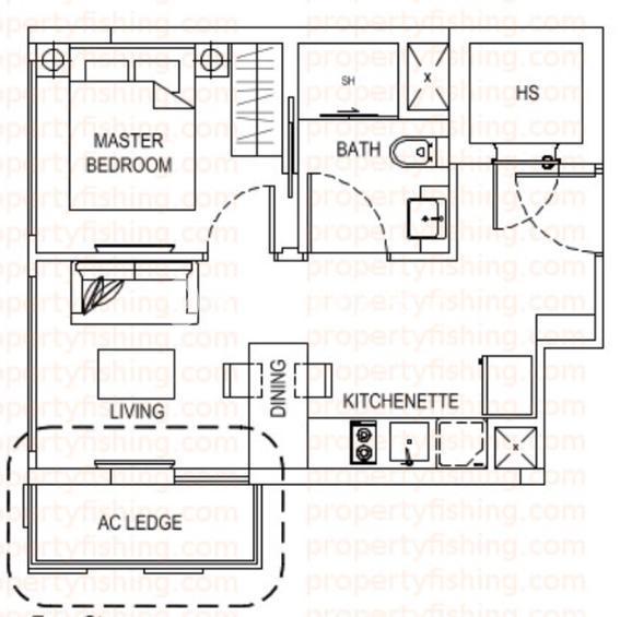 The Hillford (D21), Apartment #133006742